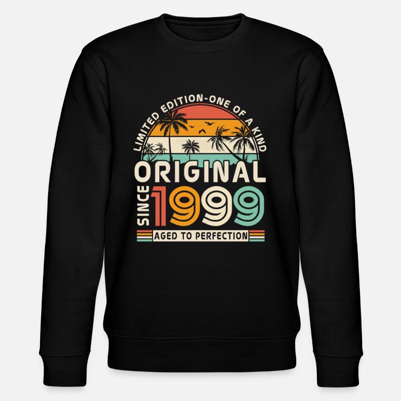 Retro Geboren: 1999 Legende - Stanley/Stella Unisex Bio-Sweatshirt CHANGER - Schwarz