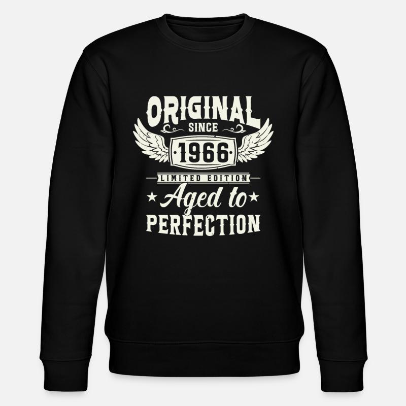 1966 Anniversaire du millésime - Sweat bio CHANGER Stanley/Stella Unisexe - noir