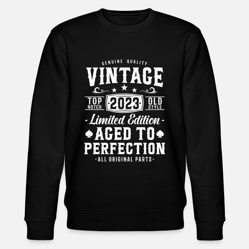 Cadeau d’anniversaire rétro 2023 - Sweat bio CHANGER Stanley/Stella Unisexe - noir