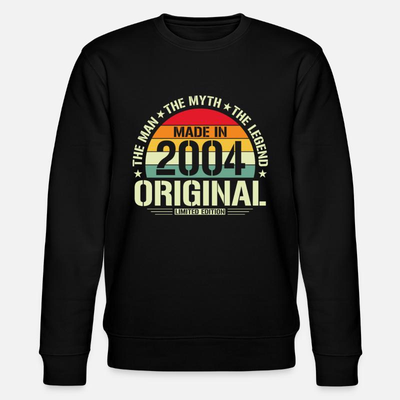 Legendary since 2004 - Stanley/Stella CHANGER Unisex Organic Sweatshirt - black