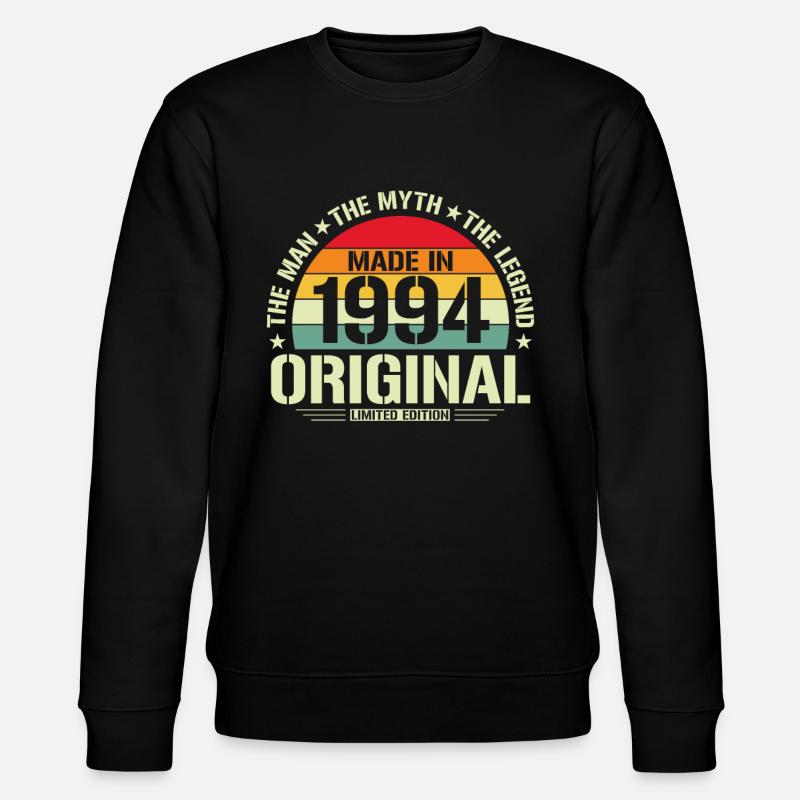 Unmistakable - 1994 Legends - Stanley/Stella CHANGER Unisex Organic Sweatshirt - black