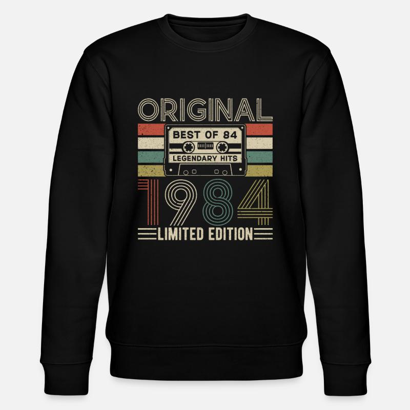 Millésime 1984 - Sweat bio CHANGER Stanley/Stella Unisexe - noir