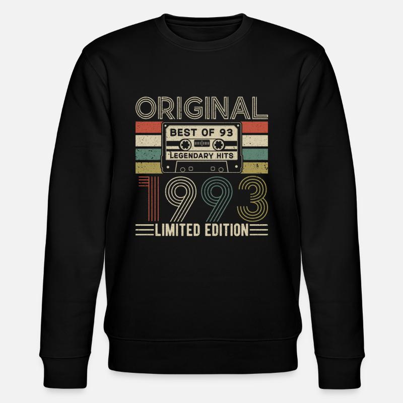 Millésime 1993 - Sweat bio CHANGER Stanley/Stella Unisexe - noir
