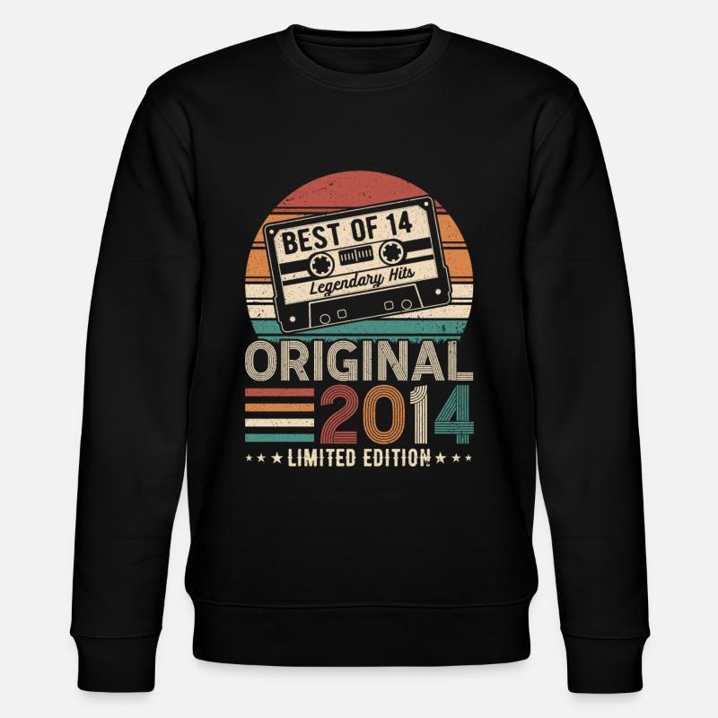Millésime 2014 - Sweat bio CHANGER Stanley/Stella Unisexe - noir