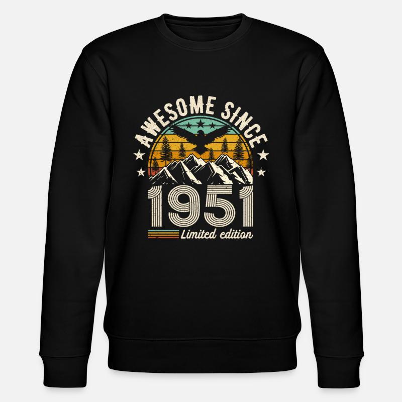 1951 - Une année légendaire - Sweat bio CHANGER Stanley/Stella Unisexe - noir