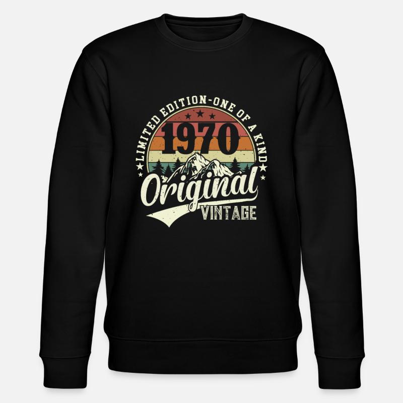 Légendaire 54e anniversaire 1970 - Sweat bio CHANGER Stanley/Stella Unisexe - noir