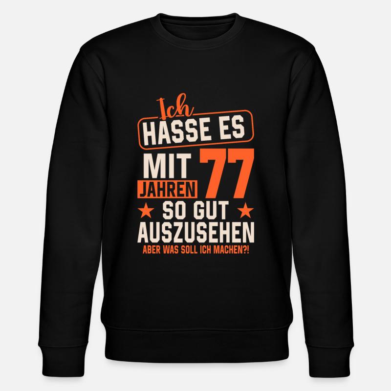Legendär mit 77 Jahren - Stanley/Stella Unisex Bio-Sweatshirt CHANGER - Schwarz