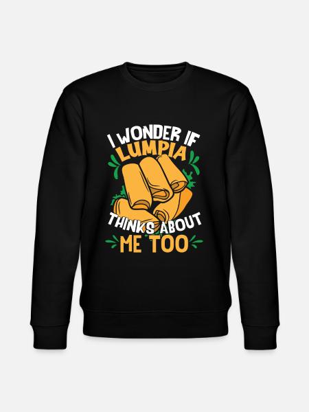 Funny Lumpia Philippines - Stanley/Stella CHANGER Unisex Organic Sweatshirt - black