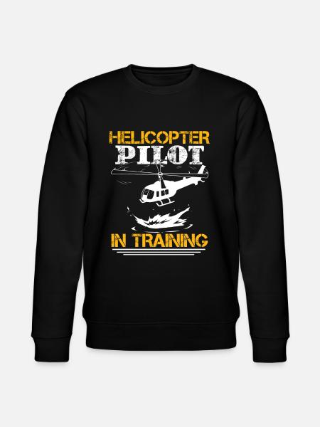 Helicopter Pilot In Training - Stanley/Stella CHANGER Unisex Organic Sweatshirt - black