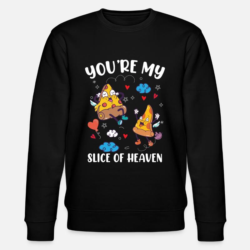 Tranche de pizza amusante - Sweat bio CHANGER Stanley/Stella Unisexe - noir