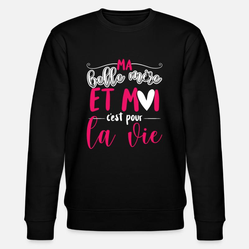 Belle Maman Belle-Fille - Sweat bio CHANGER Stanley/Stella Unisexe - noir