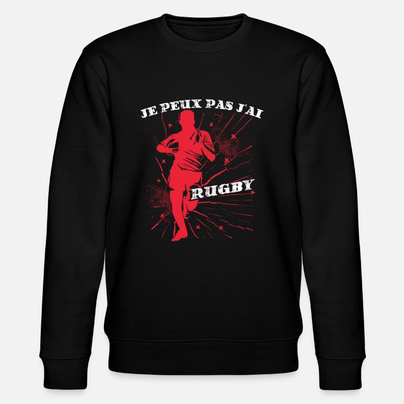 Rugby - Sweat bio CHANGER Stanley/Stella Unisexe - noir