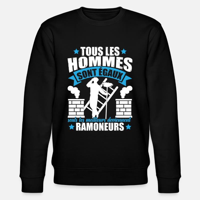 Ramoneur Hommes - Sweat bio CHANGER Stanley/Stella Unisexe - noir