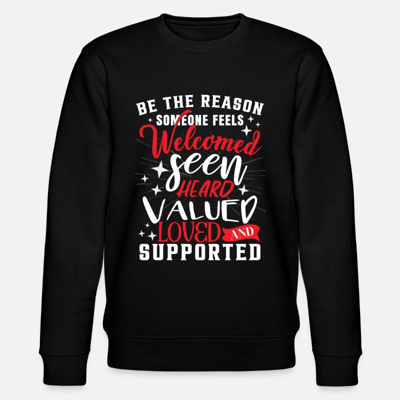Social Worker - Stanley/Stella CHANGER Unisex Organic Sweatshirt - black