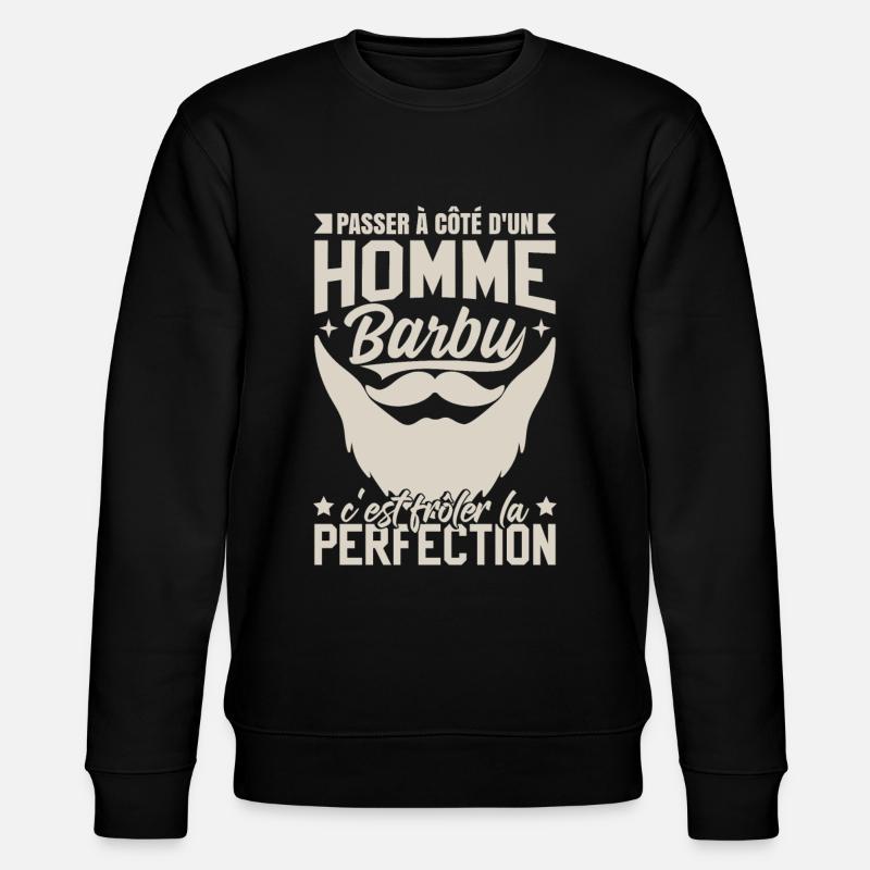Barbe Homme - Sweat bio CHANGER Stanley/Stella Unisexe - noir