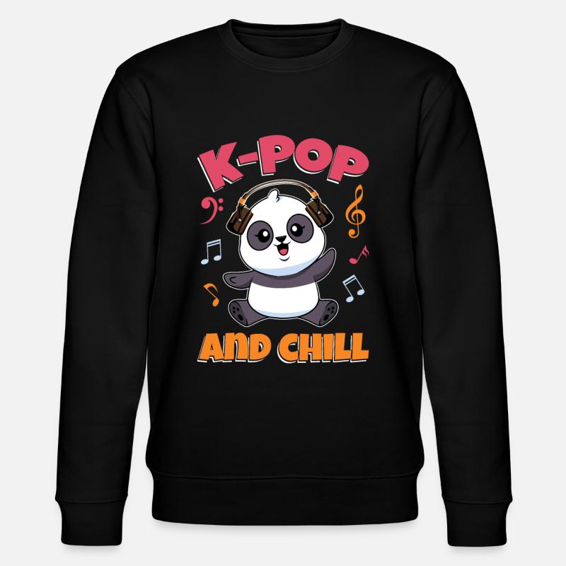 K-Pop Panda - Sweat bio CHANGER Stanley/Stella Unisexe - noir