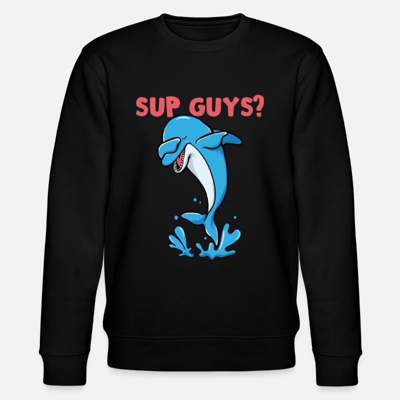 Dabbing Dolphin - Sweat bio CHANGER Stanley/Stella Unisexe - noir