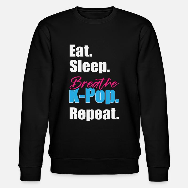 Manger Sleep K-Pop Répéter - Sweat bio CHANGER Stanley/Stella Unisexe - noir