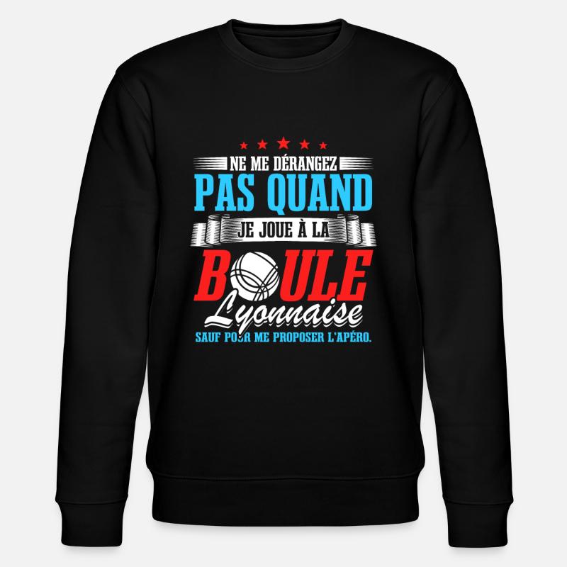 Boule Lyonnaise - Sweat bio CHANGER Stanley/Stella Unisexe - noir