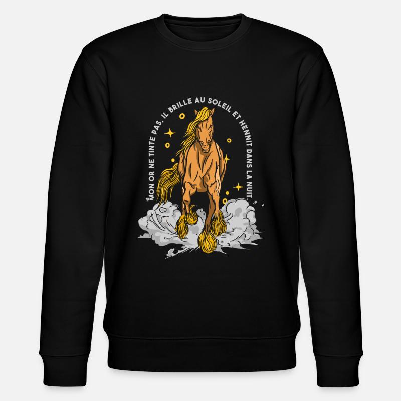 Équitation - Sweat bio CHANGER Stanley/Stella Unisexe - noir