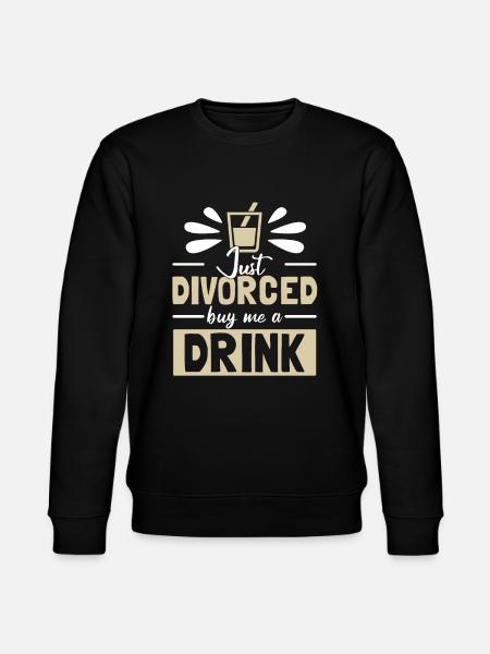 Just Divorced - Stanley/Stella CHANGER Unisex Organic Sweatshirt - black