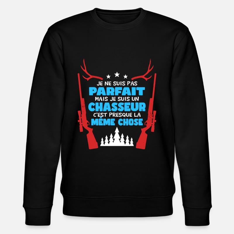 Je Suis Un Chasseur - Sweat bio CHANGER Stanley/Stella Unisexe - noir