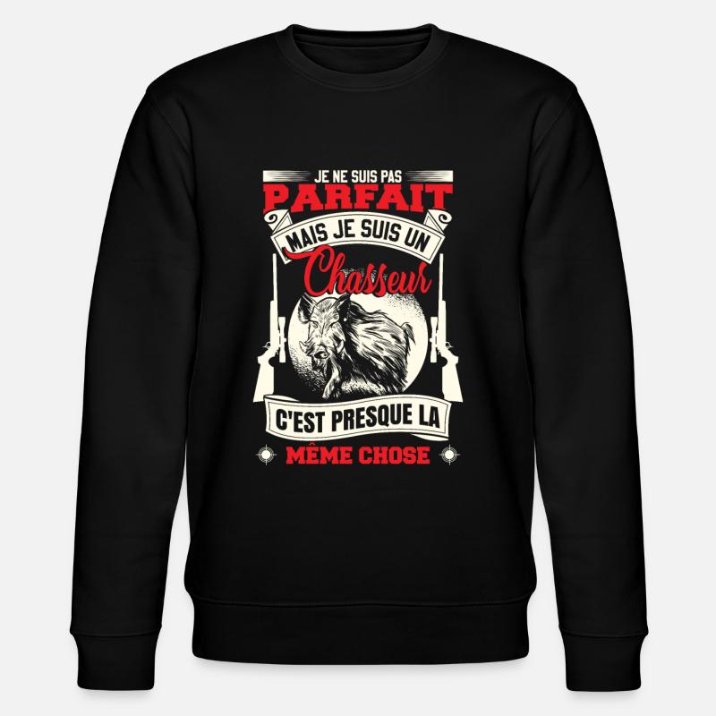 Je Suis Un Chasseur - Sweat bio CHANGER Stanley/Stella Unisexe - noir