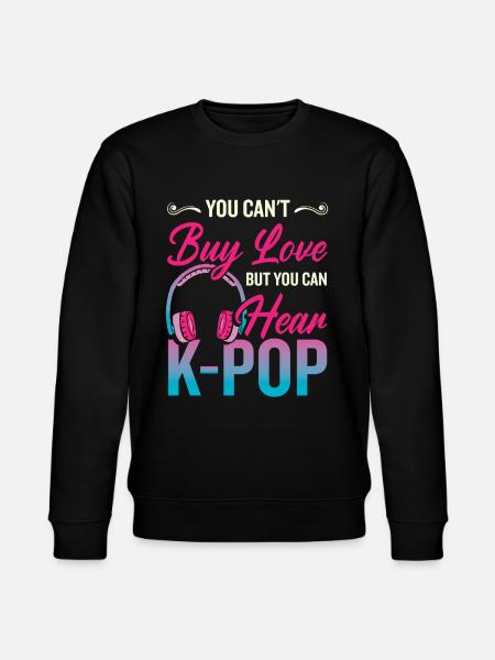 You Can Hear K-Pop - Stanley/Stella CHANGER Unisex Organic Sweatshirt - black