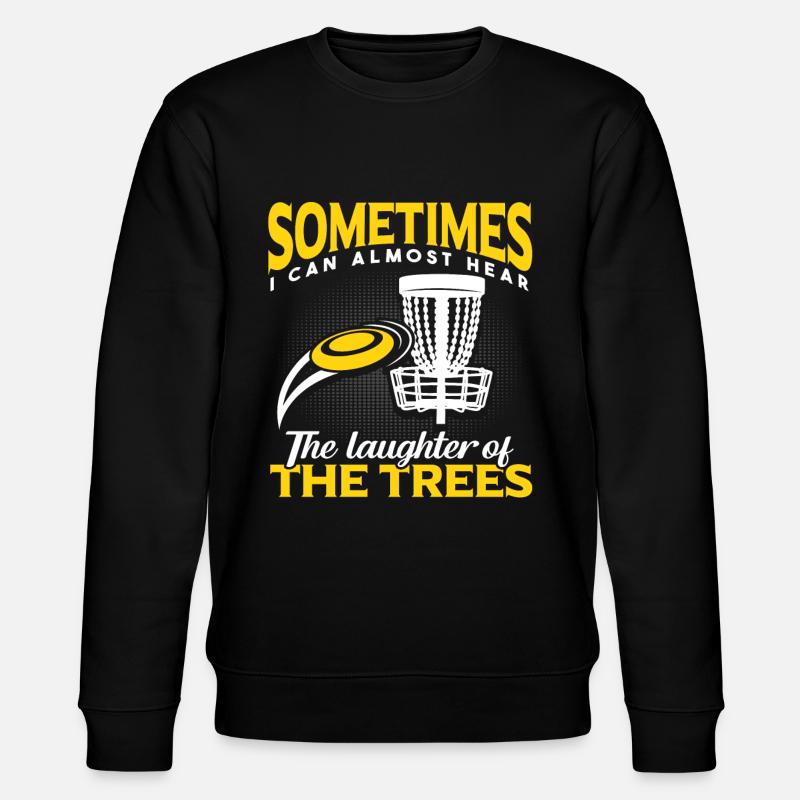 Lustiger Discgolf-Liebhaber - Stanley/Stella Unisex Bio-Sweatshirt CHANGER  - Schwarz