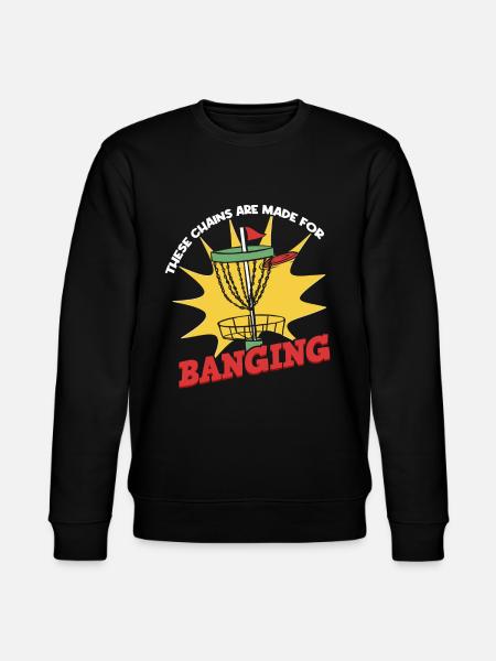 Men Disc Golf - Stanley/Stella CHANGER Unisex Organic Sweatshirt - black