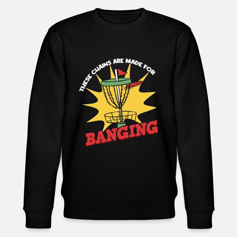 Herren Disc Golf - Stanley/Stella Unisex Bio-Sweatshirt CHANGER  - Schwarz
