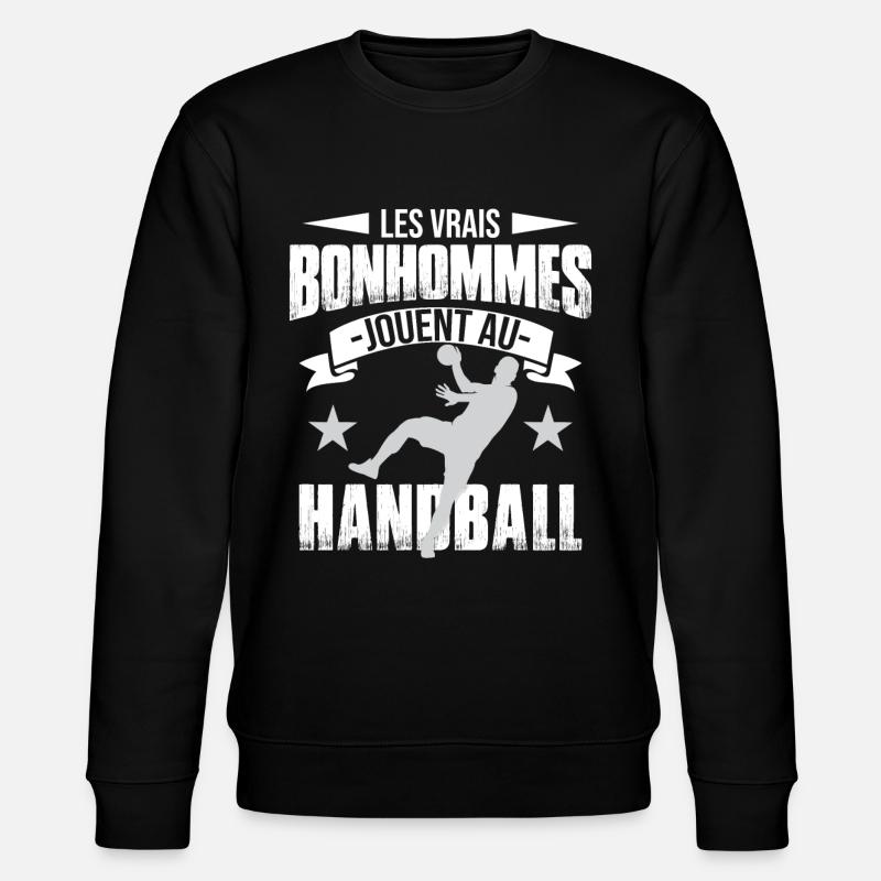 Hommes Jouent Au Handball - Sweat bio CHANGER Stanley/Stella Unisexe - noir