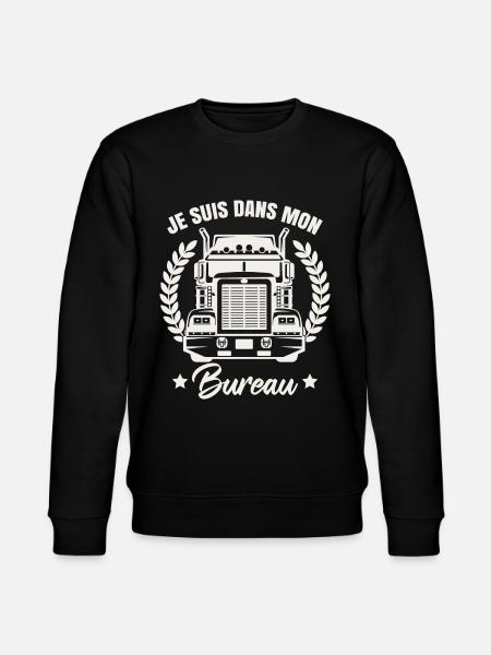 Je Suis Dans Mon Bureau - Sweat bio CHANGER Stanley/Stella Unisexe - noir