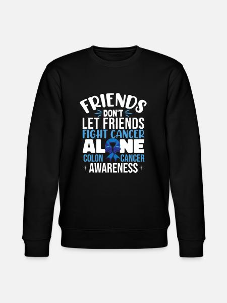 Colon Cancer Support - Stanley/Stella CHANGER Unisex Organic Sweatshirt - black