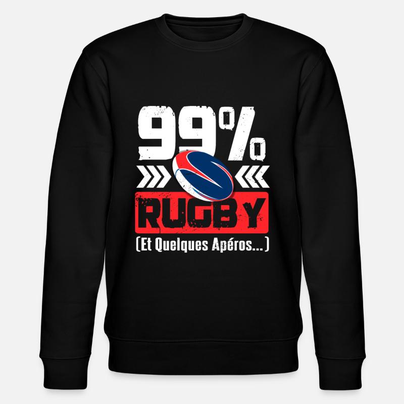 Rugby Et Quelques Apéros - Sweat bio CHANGER Stanley/Stella Unisexe - noir