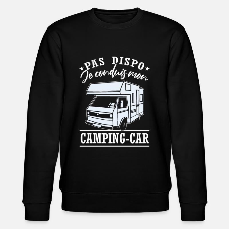 Je Conduis Mon Camping-Car - Sweat bio CHANGER Stanley/Stella Unisexe - noir