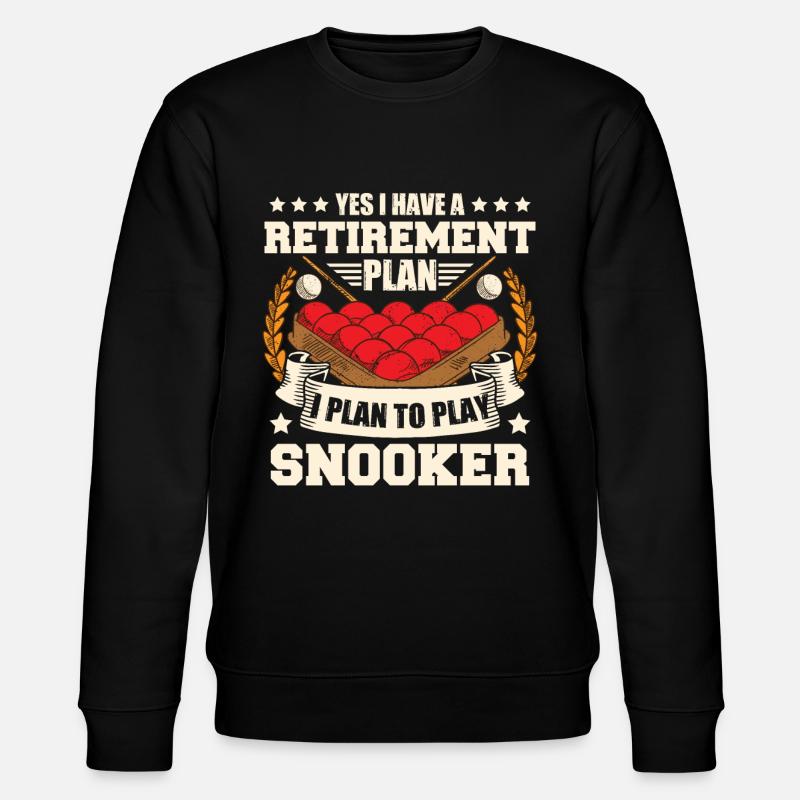 Retraite de snooker - Sweat bio CHANGER Stanley/Stella Unisexe - noir