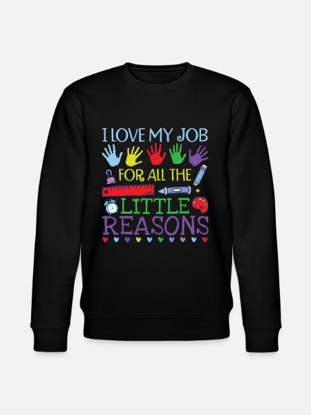 Cute Kindergarten Teacher - Stanley/Stella CHANGER Unisex Organic Sweatshirt - black