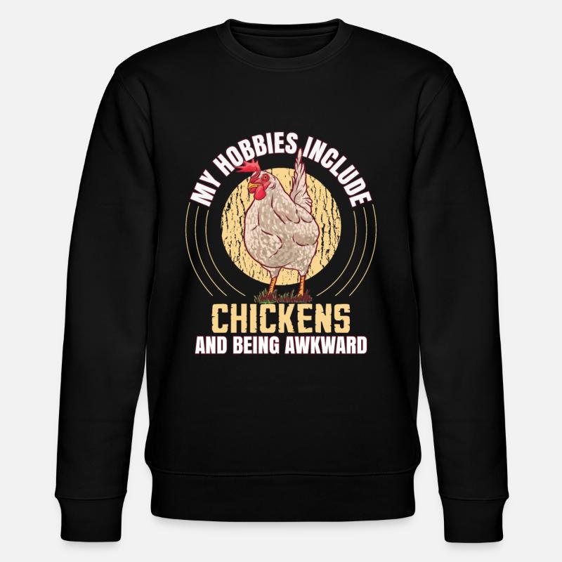 Amateur de poulet - Sweat bio CHANGER Stanley/Stella Unisexe - noir