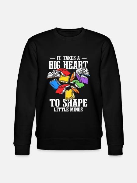 Teacher Quote Teaching Students School - Stanley/Stella CHANGER Unisex Organic Sweatshirt - black