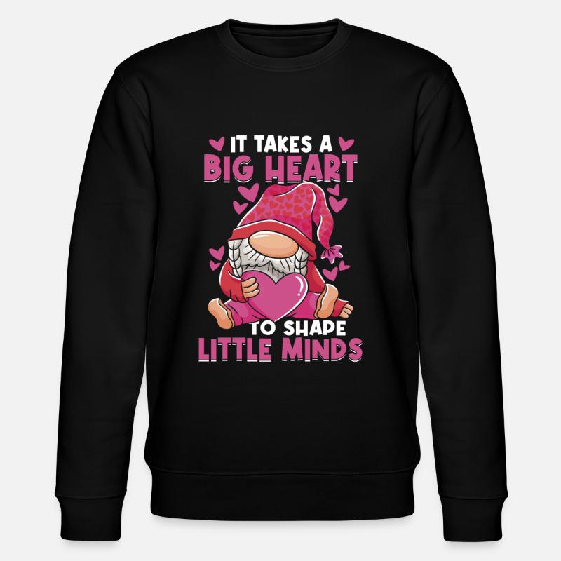 Mignon Professeur Coeur - Sweat bio CHANGER Stanley/Stella Unisexe - noir