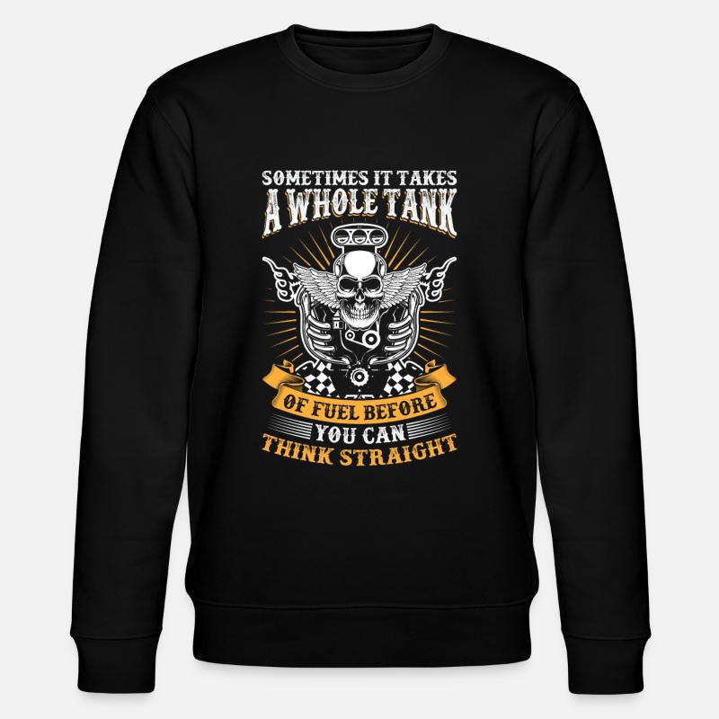 Motorrad Biker - Stanley/Stella Unisex Bio-Sweatshirt CHANGER  - Schwarz