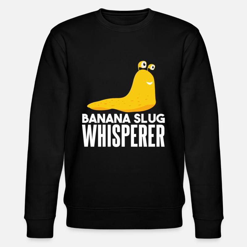 Chuchoteur de limaces de banane - Sweat bio CHANGER Stanley/Stella Unisexe - noir