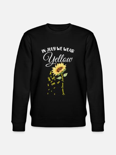 Sarcoma Cancer Awareness - Stanley/Stella CHANGER Unisex Organic Sweatshirt - black