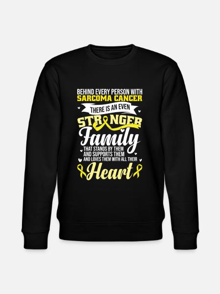 Sarcoma Cancer Support - Stanley/Stella CHANGER Unisex Organic Sweatshirt - black