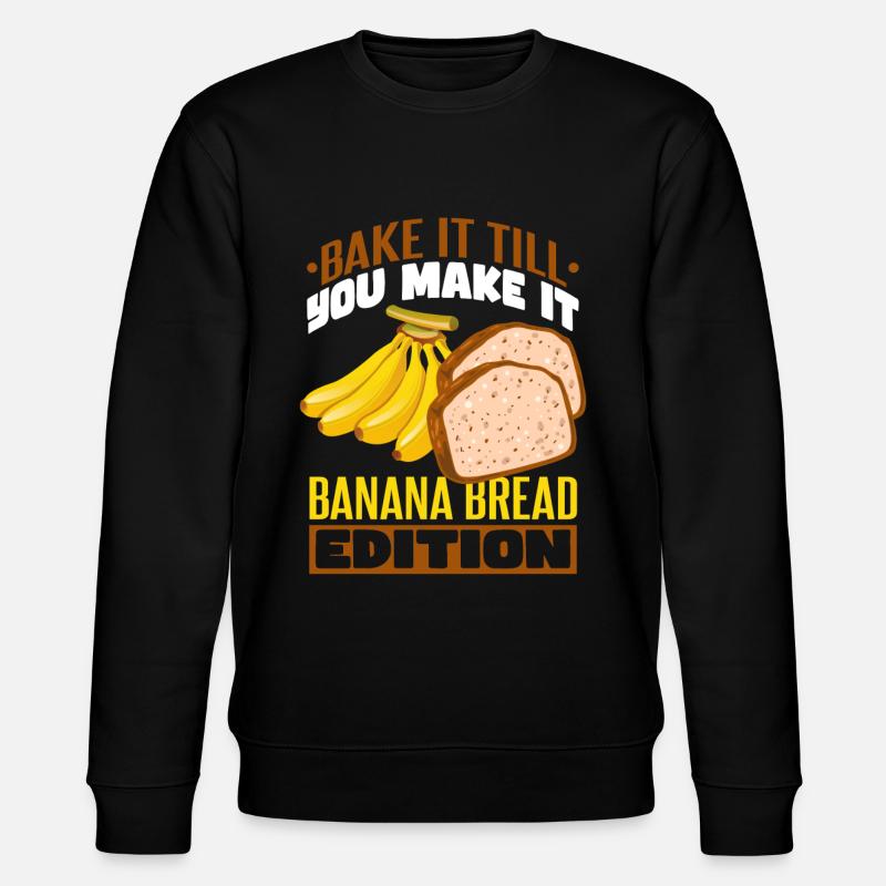 Bananenbrot Edition - Stanley/Stella Unisex Bio-Sweatshirt CHANGER  - Schwarz