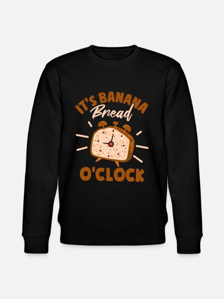It's Banana O'Clock - Stanley/Stella CHANGER Unisex Organic Sweatshirt - black