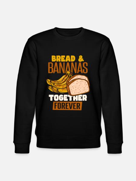 Bread & Bananas - Stanley/Stella CHANGER Unisex Organic Sweatshirt - black
