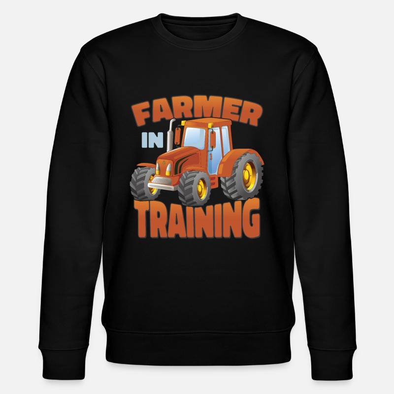 Farmer In Training - Stanley/Stella CHANGER Unisex Organic Sweatshirt - black