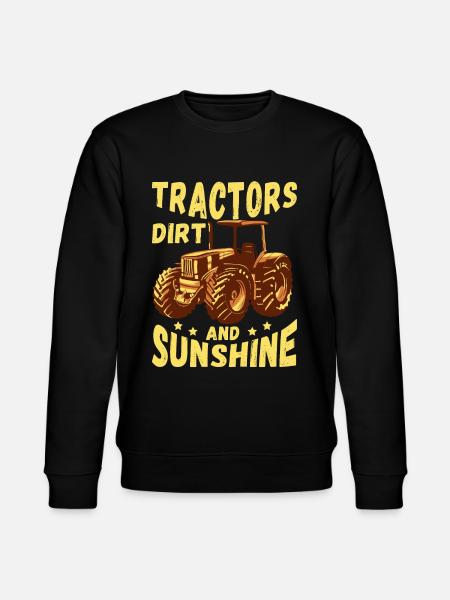 Tractor Dirt And Sunshine - Stanley/Stella CHANGER Unisex Organic Sweatshirt - black